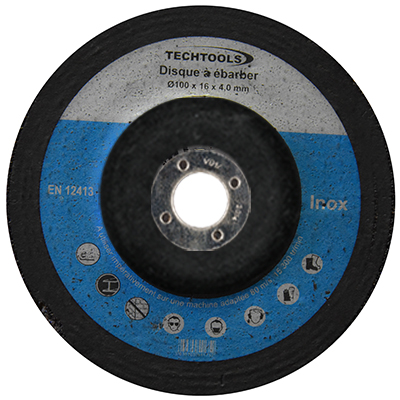 [DQT031] DISQUE A EBARBER INOX. TECHT 100x16x4.0 mm mm U954135