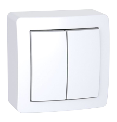 [EGUI008] FORIX GRIS ETANCHE INTER DOUBLE VA ET VIENT 10AX IP44 782381