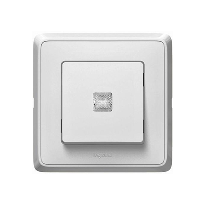 [EGUI071] CARIVA BLANC POUSSOIR SIMPLE LUMINEUX MECA COMPLET ENJO+PLAQUE 773813