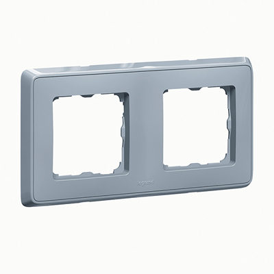 [EGUI274] CARIVA PLAQUE 2POSTES GRIS* 773692