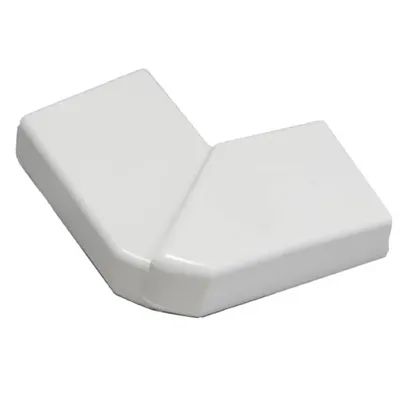 [EGUI387] Moulure dlpplus 20x12.5 - angle plat variable - blanc 030223