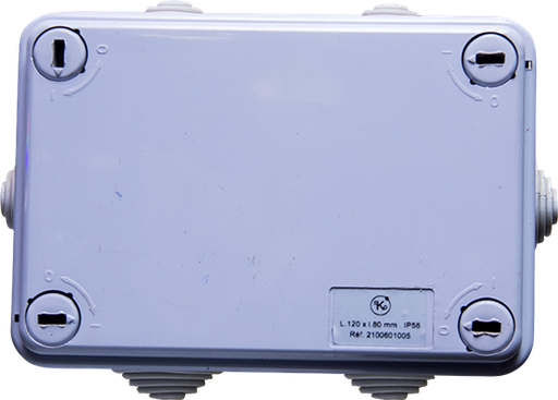 [ELE053] BOITE de derivation etanche IP44 rect L120 x W80 x H50 mm 2100601005