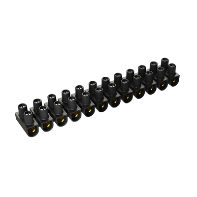 [ELE261] Barrette de connex noir 4mm2 450V RE4/10N-FR Solera