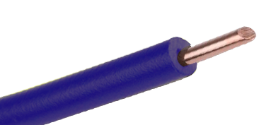 [ELF141] FIL ISOLE RIGIDE 0.75KV 1CX2.5MM2  CI1 PVC-70ø BLUE 50525-2-31 /M DUCAB