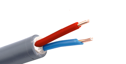 [ELF172] CABLE VGV RIGIDE 1KV 2CX 2.5MM2  CI1 PVC-70ø GRIS R/B IEC 60502-1  /m DUCAB