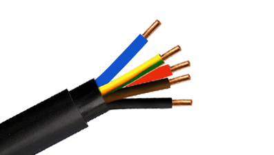 [ELF190] CABLE 1KV5C2 4MM2  C1XLP/PVC NOIRE /M DUCAB