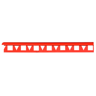 [CAA088] BAGUETTE D'ANGLE PVC 12mm ROUGE 2,45m DY006 (dstk) (-90%)