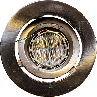 [ELL042] SPOT LED ROND ENCASTRE  AVEC VARIATEUR 4X2W 1050203102 (B)