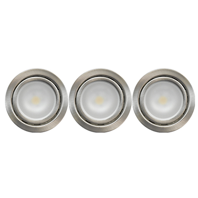 [ELL139] PROJECTEUR ROND  ENCASTRE 3X3W LED CE LD4010, 100-240 V/50 Hz 1050203605