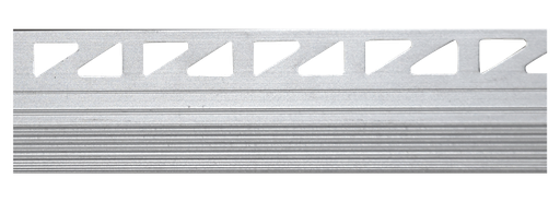 [CAA137] NEZ DE MARCHE ALU C0817 (H)12x(L)2500 mm CHROME 1071003013