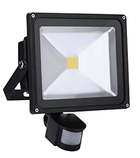[ELL281] PROJECTEUR LED  AVEC DETECTEUR  MOUVEMENT CE IP65 1x20 W   3000 K 1050203333 (DSTK) (-50%)