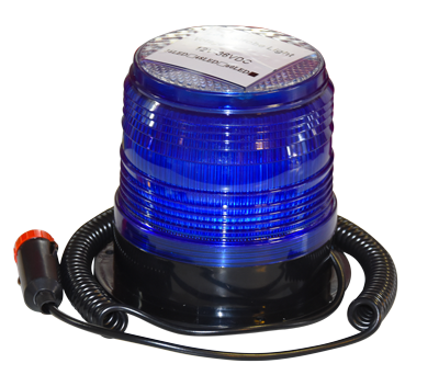 [ELL968] BALISE CLIGNOTANTE LED MAGNETIQUE BLEU  ALLUME CIGARE IP 65 15 W/12 V 1050203618