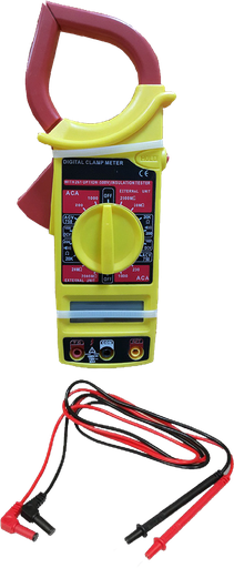 [ELO001] PINCE MULTIMETRE EN 61010-1:2001 230 x 95 x 37 mm 6 FONCTION  2010806012
