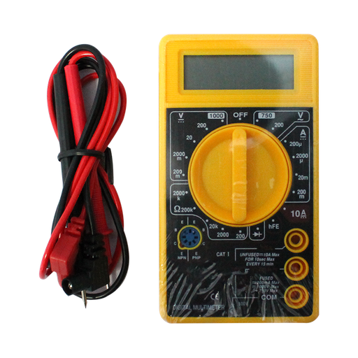 [ELO002] MULTIMETRE DIGITAL EN 61010-1:2001 126 x 70 x 26 mm 6 FONCTION 2010806013
