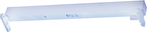 [ELR069] REGLETTE DOUBLE AVEC STARTER 0.60 M T8 2X18W 1050108012 CE