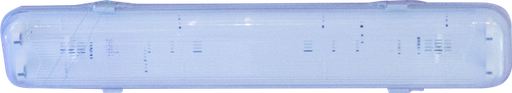 [ELR310] REGLETTE ETANCHE IP65 T8 2 x 18 W 0.60M sans lampe 1050108067