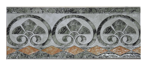 [CCL004] LISTEL 15x40 BORDER PRIDES GREEN (dstk) (50) (BR)
