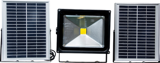 [ELT811] PROJECTEUR LED SOLAIRE  RECHARGEBBLE 30W 4000K GY-FR30P
