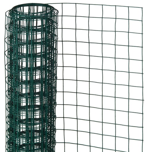 [GAB044] GRILLAGE ENROBE DE PVC VERT (H)1.5x(L)20m Ø2.2mm maille:100x75mm 3080305022
