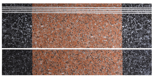 [CCS1108] MARCHE 1000x300MM CONTRE 1000X170MM G1804 PAIR