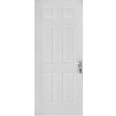 [POM014] PORTE MET OUVERTURE GAUCHE EXT BLANC 2050X960mm JC-S6019 U986133