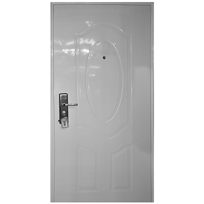 [POM034] PORTE MET OUVERTURE DROITE  EXT BLANC 2050X960mm JC-S6032 U986143