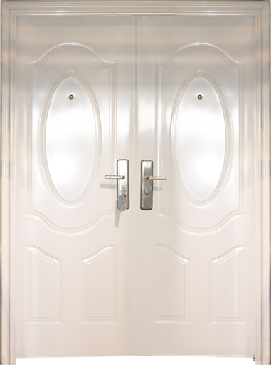 [POM059] PORTE MET OUVERTURE GAUCHE INT BLANC 2050X1500mm JC-S6032 U986198