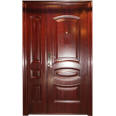 [POM068] PORTE MET OUVERTURE DROITE  INT MARRON 2050x1200 6045 U986146