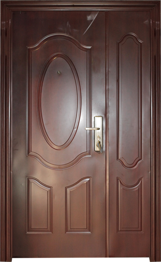 [POM074] PORTE MET OUVERTURE GAUCHE INT MARRON 2050x1200 6032 U986157
