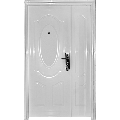 [POM141] PORTE MET OUVERTURE GAUCHE  EXT BLANC 2050X1200mm JC-S6032  U986202