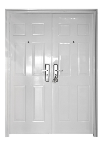 [POM149] PORTE MET OUVERTURE GAUCHE EXT BLANC 2050X1500mm JC-S6019  U986210