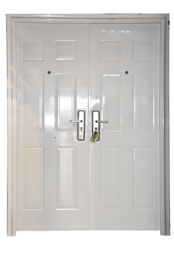 [POM150] PORTE MET OUVERTURE DROITE EXT BLANC 2050X1500mm JC-S6019  U986211