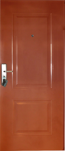 [POM160] PORTE MET OUVERTURE EXT MARRON 2050X960mm JC-S6039 U986222