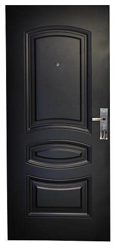 [POM183] PORTE MET OUVERTURE GAUCHE INT NOIR  2050x960 mm JC-S6045 U986243