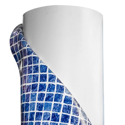 [PSC105] LINER PISCINE 1.8X25M  EP1.5 mm MOSAIQUE BLEU 90.8kg 3040208642