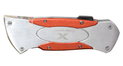 [QES058] COUTEAU TURBO X ACIER INOXYDABLE 160139 (l33112)+RECHANGE LAME  ESP