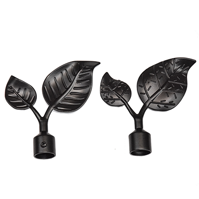 [QUA009] ACCESSOIRE POUR RIDEAU 16/19MM NOIRE 1030302009 PAIR