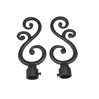 [QUA013] ACCESSOIRE POUR RIDEAU 16/19MM NOIRE 1030302013 PAIR
