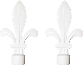 [QUA018] ACCESSOIRE POUR RIDEAU 16/19MM BLANCHE 1030302018 PAIR