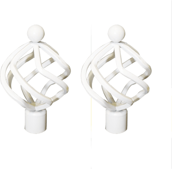 [QUA034] ACCESSOIRE POUR RIDEAU 16/19MM BLANCHE 1030302034 PAIR