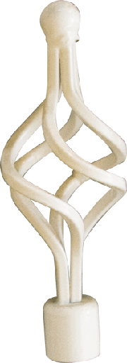 [QUA038] ACCESSOIRE POUR RIDEAU 16/19MM BLANCHE 1030302038 PAIR
