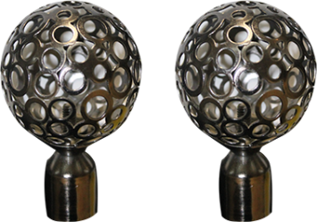 [QUA043] ACCESSOIRE POUR RIDEAU 16/19MM BRONZE 1030302043 PAIR