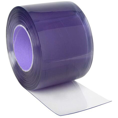 [QUA068] RIDEAU LANIERE L. 30 m x W. 300 mm x T. 3 mm 31.2 kg VIOLET TRANSPARENT 1030103036