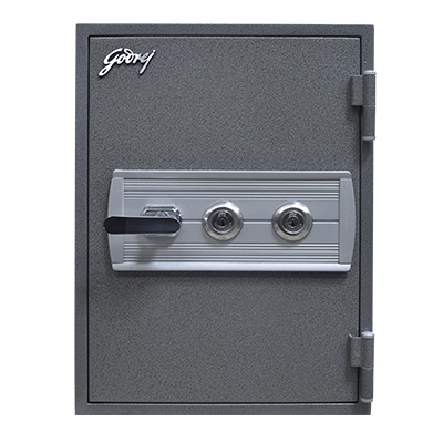 [QUC073] COFFRE GODREJ SAFIRE 20L (V)+ 2 KL HT GREY 46171506DG05226 (H)428 x (L)368 x (P)375mm 40KG