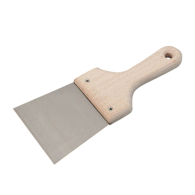 [QUG1015] COUTEAU A ENDUIRE MANCHE BOIS 120mm Ref:2010810607