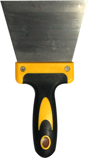 [QUG1023] COUTEAU A ENDUIRE LAME INOX MANCHE BI-MATIERE 120mm Ref:2010810801 (DSTK)(40)