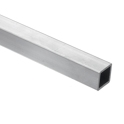 [QUG2053] TUBE CARRE EN ALU 20 x 20 x T.1.2 mm x L.5.8 m  Nature color 2110203056