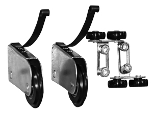 [QUG2329] KIT ROULETTE PORTE COULISSANTE  MAX CAPACITE 50 kg 2090905008