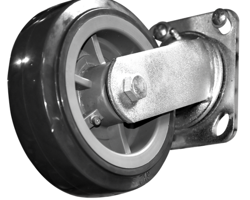 [QUG3032]  ROULETTE PIVOTANTE D125MM PLATINE114X98MM MAXI  300KG 2091302035
