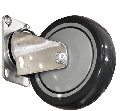 [QUG3040] ROULETTE PIVOTANTE D125MM PLATINE 92X60MM MAXI 350KG 2091302027